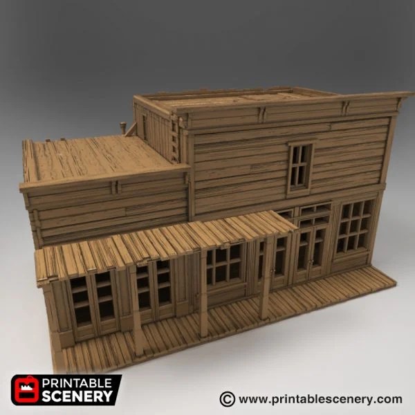 tienda general del oeste para escenografía · Tienda general del Oeste
