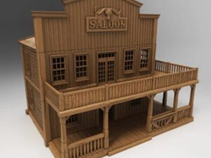 100-0903-0 saloon del oeste para escenografía histórica · Saloon del Oeste