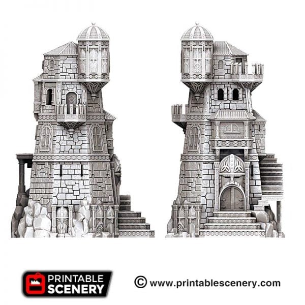 3D-Printed-Dwarf-Towers-600x600 Fortaleza Ironhelm · Enanos · catálogo 2