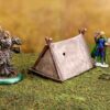 tienda vikinga para escenografía · Tienda vikinga de campaña