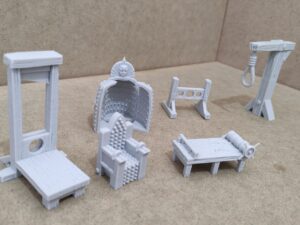 cámara de tortura para escenografía de mazmorras · conjunto completo