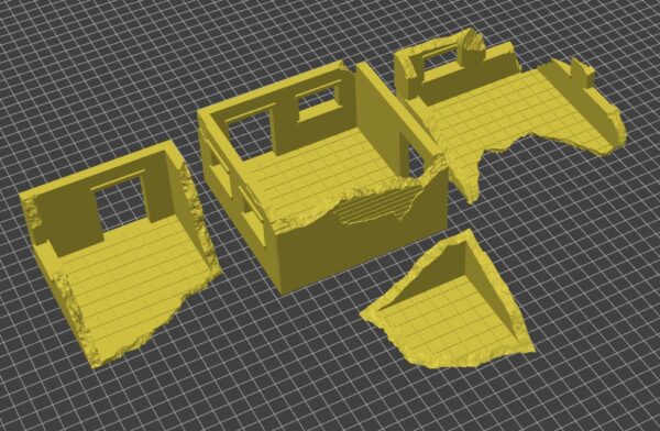 500-0114-0 pack de ruinas de ladrillo para wargames · conjunto completo