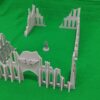 500-0132-0 ruina gótica grande para escenografía futurista · Ruina imperial gótica grande
