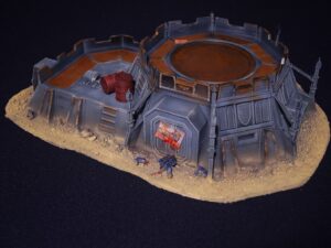 búnker imperial para escenografía de ciencia ficción · Búnker punto fuerte imperial