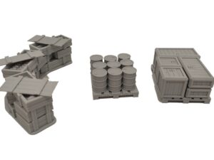 Palés, cajas y barricadas Sci-Fi · vista 1