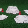 500-0151-0 volcán con cráteres para escenografía fantástica · Volcán y 5 cráteres