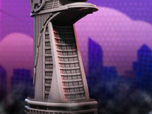 Torre de dados futurista · catálogo 1