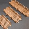 puentes de madera para escenografía de wargames · Puentes de madera