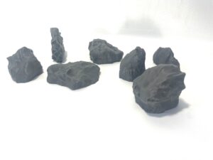 999-0005-0 pack de siete rocas para escenografía · Set de 7 rocas
