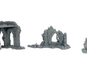 3 ruinas góticas con arcos · catálogo 1