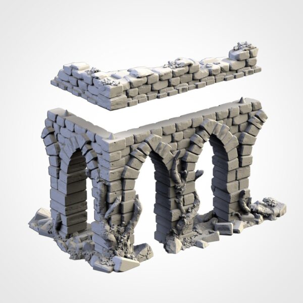 3 ruinas góticas con arcos · catálogo 6
