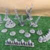 pack de escenografía alienígena de 16 piezas · Escenografía alienígena · 16 piezas