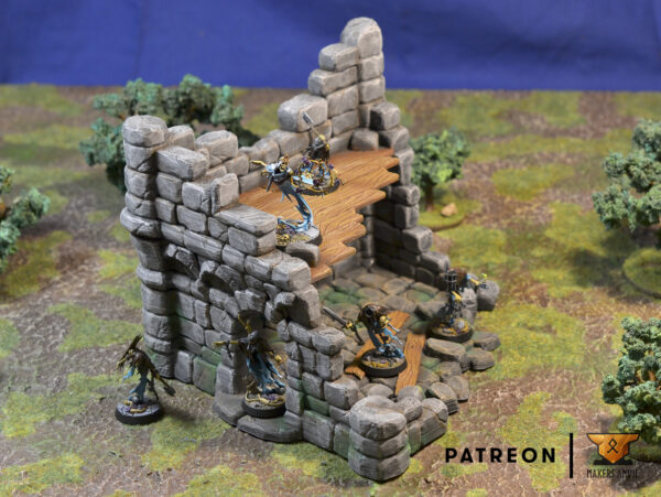 Makers Anvil - Ruined Town - House Big - Photo 02 Casa de dos plantas en ruinas · catálogo 3