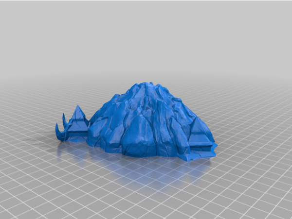 Makers_Anvil_-_Dark_Elves_Corruption_Island_-_Island_Bottom Isla flotante con pilares · Elfos oscuros · catálogo 7