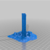 Makers_Anvil_-_Dark_Elves_Corruption_Pillars_-_Corruption_Pillar_-_Base Isla flotante con pilares · Elfos oscuros