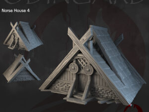 OdinHouse4Release v2 Casa nórdica para wargames de miniaturas · Casa nórdica 4 · Odingard