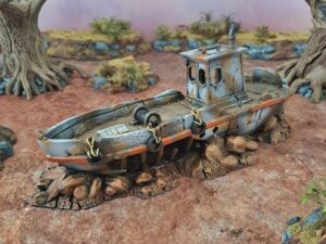 Barco pesquero en ruinas · catálogo 1