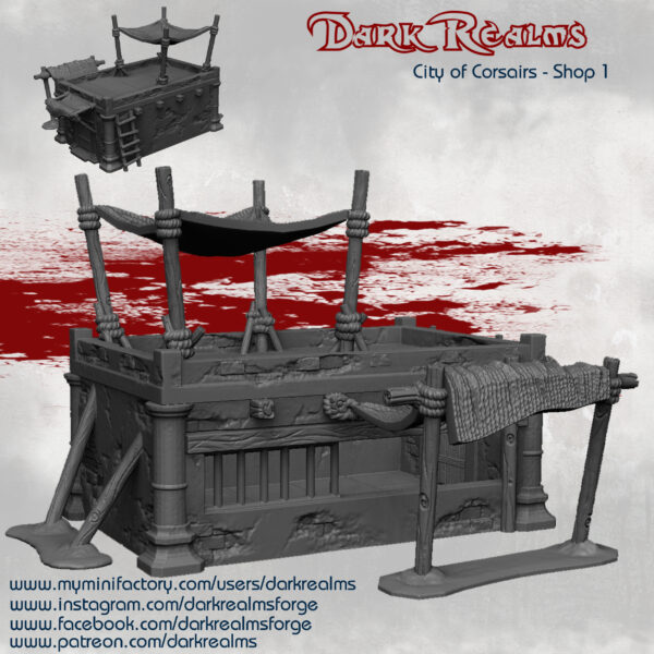 Shop 1 Release Vistas del modelo de tienda 1 de City of Corsairs