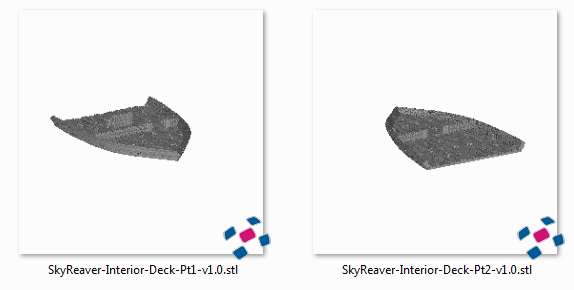 Sky Reaver Interior Deck Reference Nave élfica Sky Reaver · catálogo 1