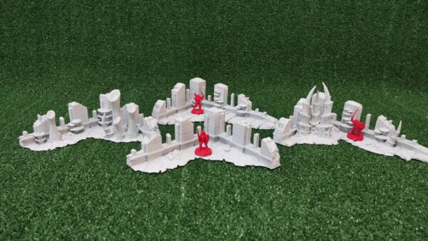Tyranid ground ruins - warhammer 40k terrain (1) 4 corner ruins Alien, Tyranid - Tulipa