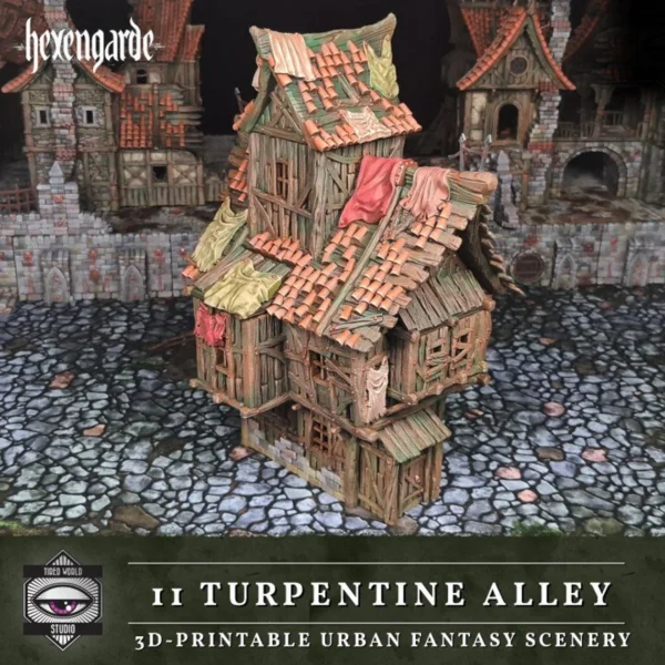 casa_intacta_11_turpentine_alley_hexengarde_pintado_wargames Casa 11 Turpentine Alley · Hexengarde · catálogo 1