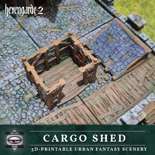 cobertizo_carga_hexengarde_pintado_28mm Cobertizo de carga · Hexengarde · catálogo 1