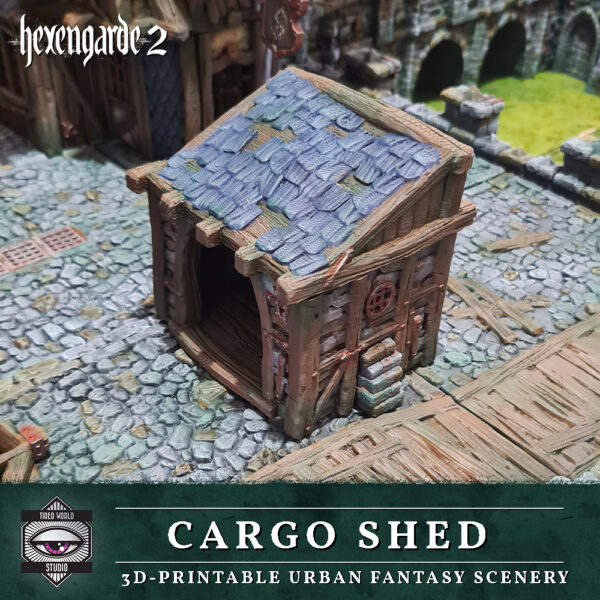 cobertizo_carga_hexengarde_pintado_wargames Cobertizo de carga · Hexengarde · catálogo 7