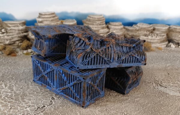 containers-stack 4 contenedores futuristas · catálogo 5