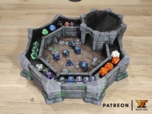 featured_preview_Makers_Anvil_-_Dice_Arena_-_Photo_01 Torre y bandeja de dados · catálogo 1
