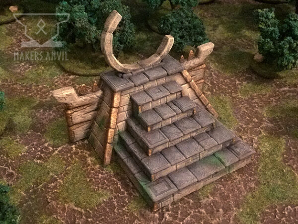 Portal circular en ruinas · catálogo 1