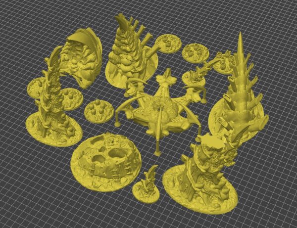 pack b tyranid stls 2 Pack Tyranid 6 · 16 piezas · catálogo 11