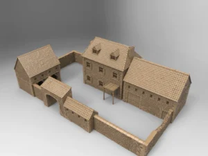 portada granja medieval para wargames · Granja medieval