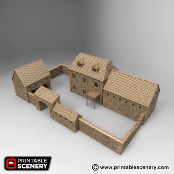 portada granja medieval para wargames · Granja medieval