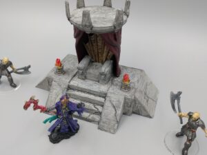 portada trono del liche para escenografía · Trono del liche