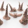 portada terreno orgánico alienígena para wargames · Terreno alienígena · 8 piezas