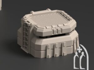 portada puesto de guardia para escenografía sci-fi · Puesto de guardia · Aeran III