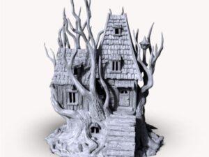 portada cabaña en árbol para escenografía · Cabaña Feywild · Shadowfey