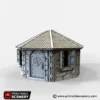 portada casa enana para escenografía de fantasía · Casa enana
