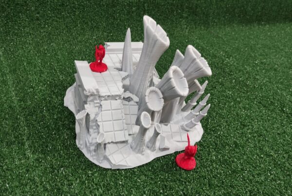 edificio alienígena c para wargames · Edificio alienígena C · Tulipa Evolved