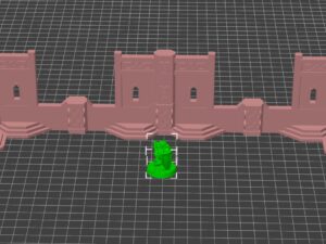 posición defensiva enana para wargames · Posición defensiva enana grande