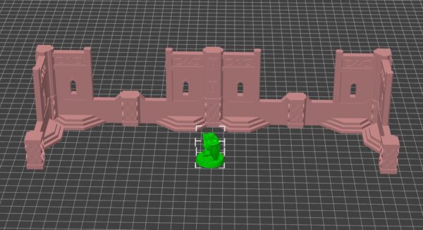 posición defensiva enana para wargames · Posición defensiva enana grande
