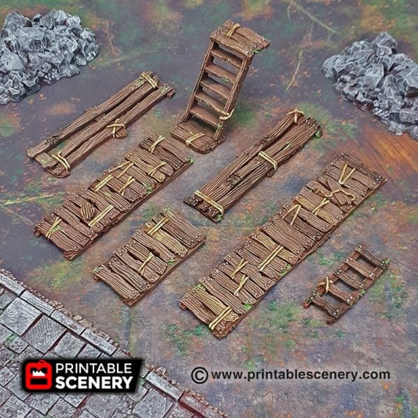 portada pasarelas y escaleras para escenografía · Pasarelas y escaleras de fantasía