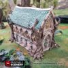 portada salón élfico para escenografía de fantasía · Salón viviente de los elfos