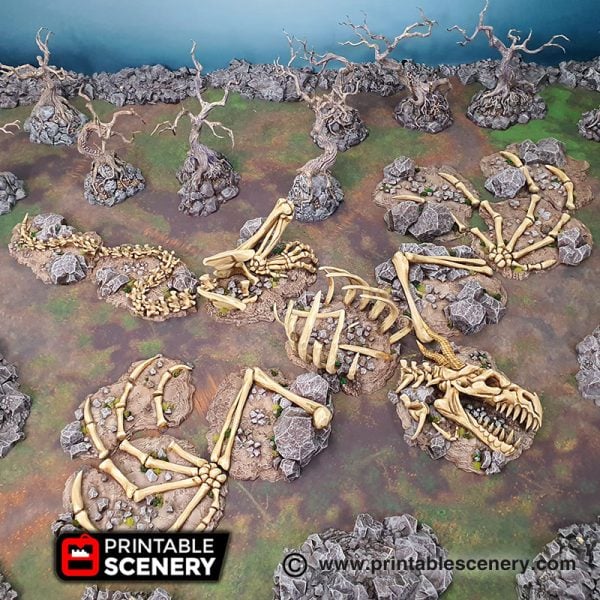 portada cementerio de dragones para escenografía · Cementerio de dragones