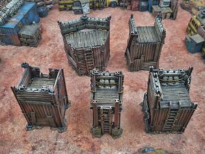 bastiones postapocalípticos para escenografía · Bastiones Junkfort