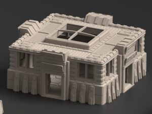 sala de objetivo para escenografía sci-fi · Sala de objetivo · Aeran III