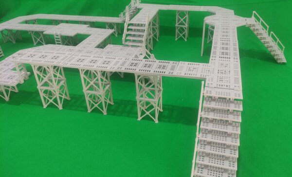 portada pack de pasarelas industriales para escenografía · Mega Pack Sector Mechanicus