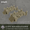 cimientos urbanos para escenografía · Cimientos urbanos · City Foundations