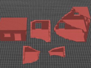 edificios urbanos para escenografía sci-fi · Edificios urbanos encajables