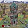 torre élfica para escenografía de fantasía · Torre Aeternus · Elfos